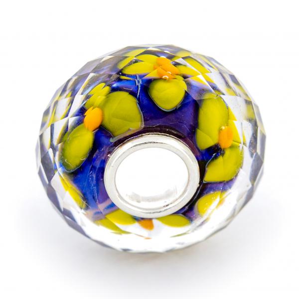 Summer Ocean Fieldstone Fractal - Elfbeads Glas